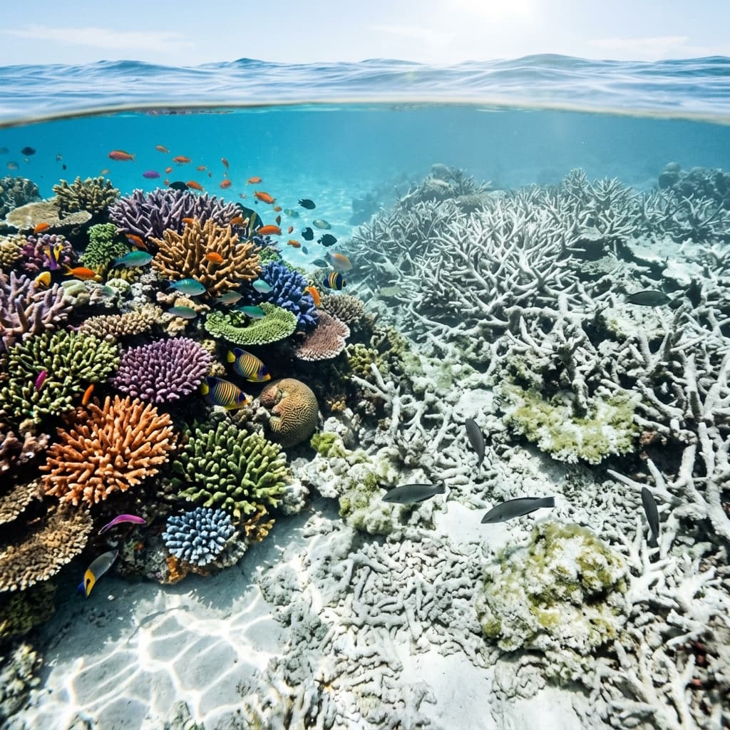 Coral Bleaching in the Andaman Islands