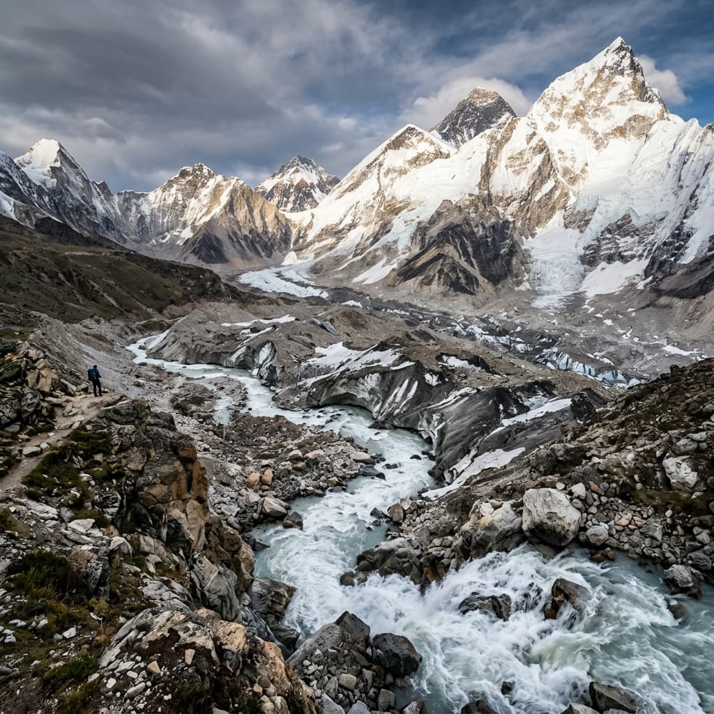The Melting Himalayas: Glaciers in Retreat